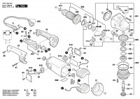 Bosch 0 601 853 403 Gws 24-180 H Angle Grinder 230 V / Eu Spare Parts